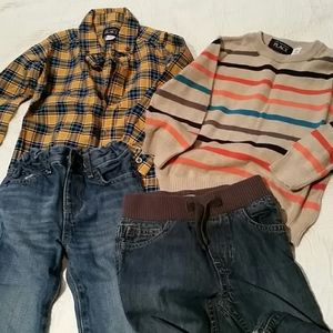 3T lot, 2 shirts,  2 denim